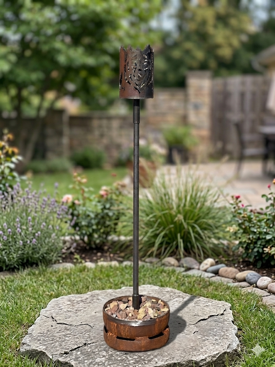 Ständer für Gartenfackeln