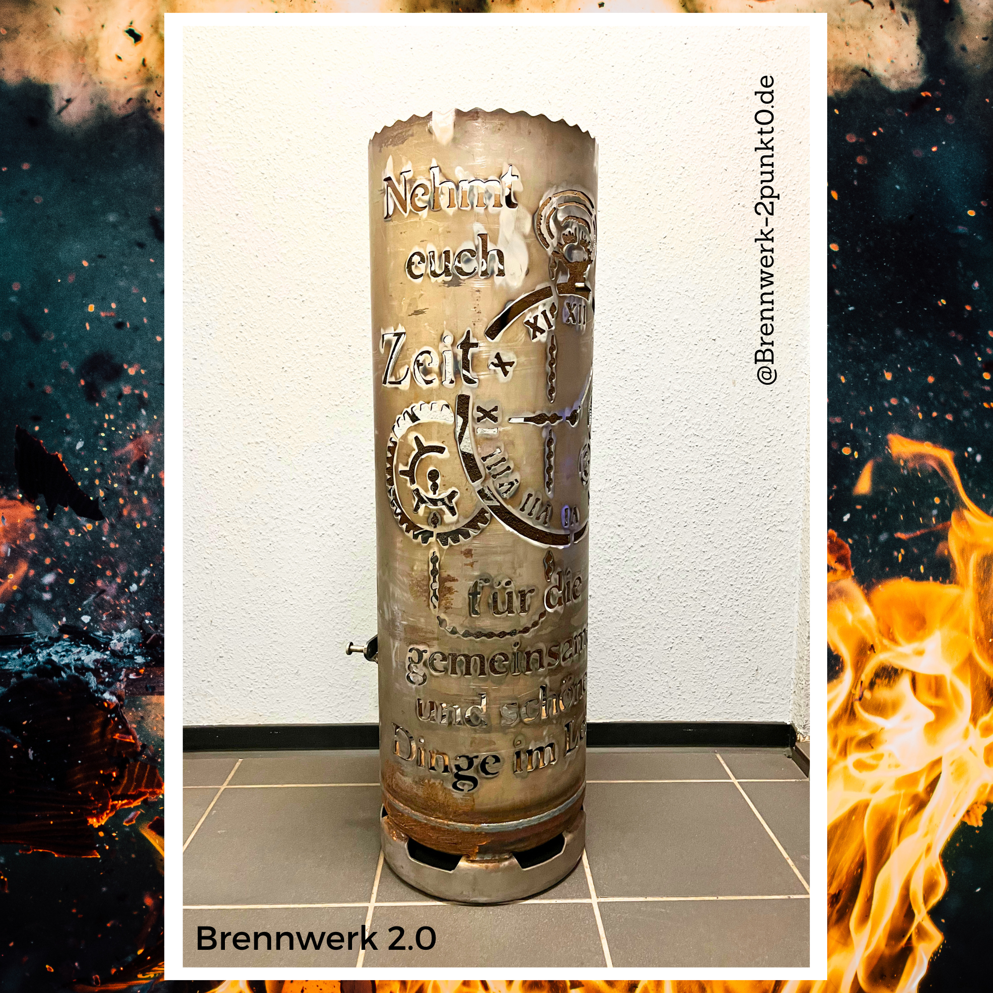 Feuerkorb - Zeit mit Dir❤️Hochzeit