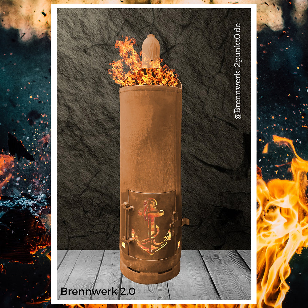 33kg Feuertonne – Leuchtturm „Pilsum“