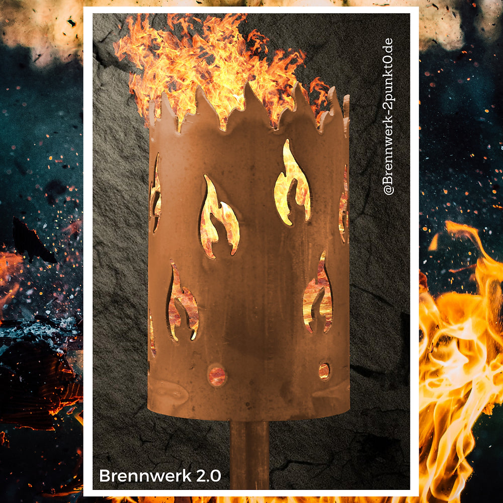 Gartenfackel – Drache