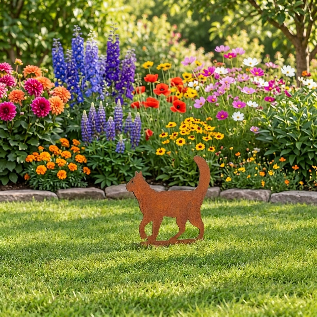 Katze stehend