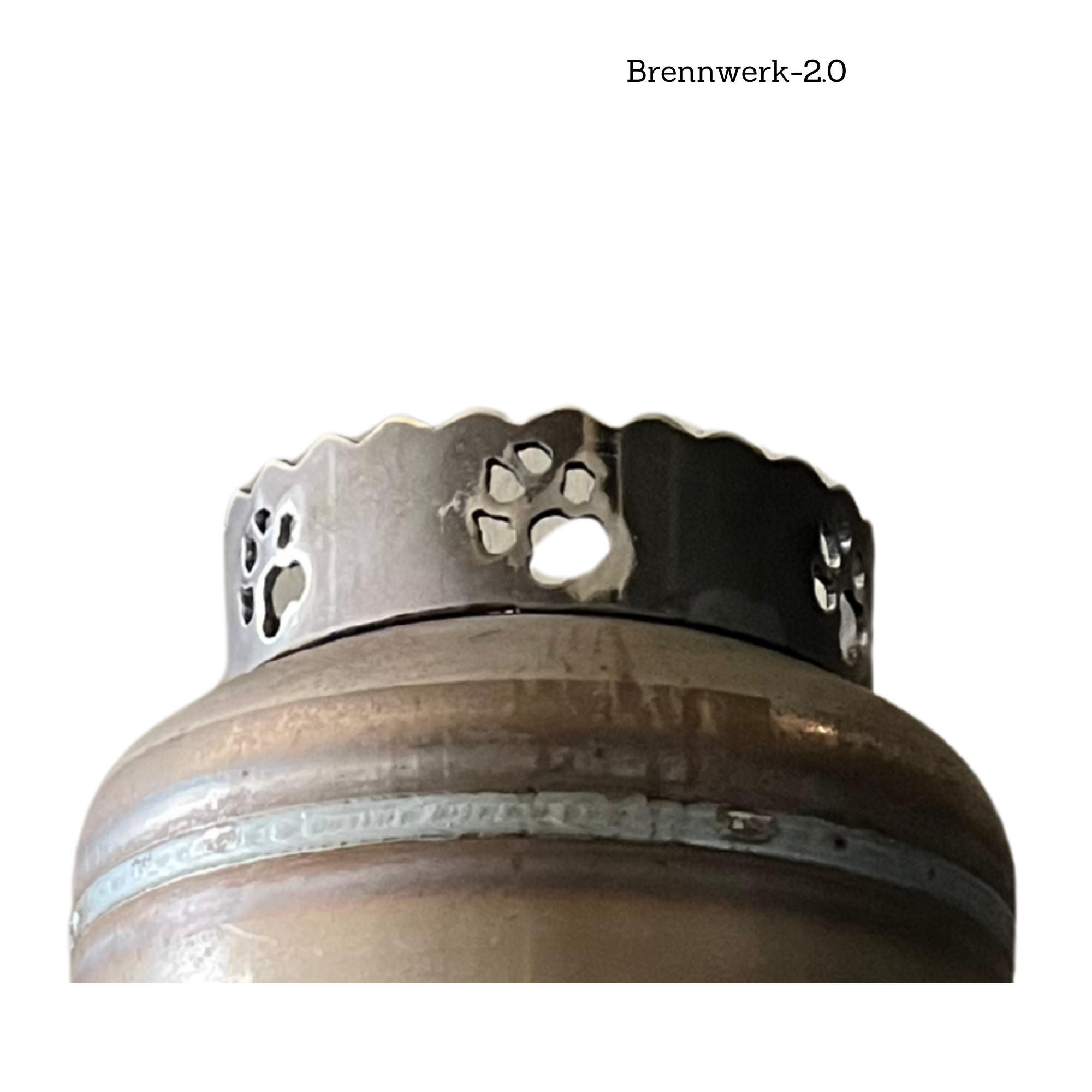 Abnehmbarer Deckel für Feuerkorb Kronendesign-Hunde Pfoten