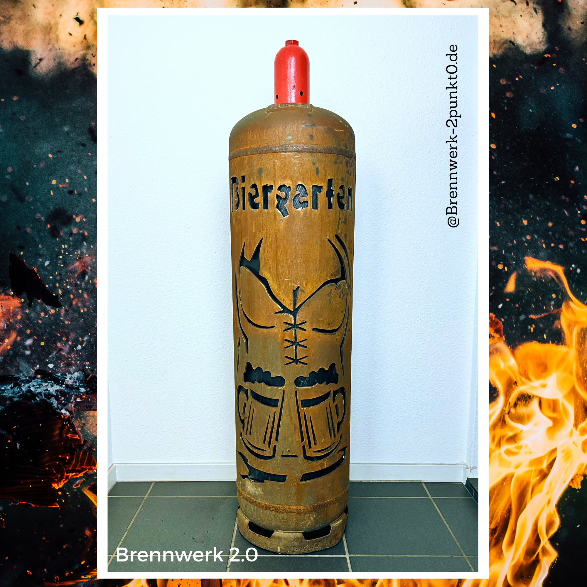 33kg Feuertonne – Biergarten mit Dekolleté
