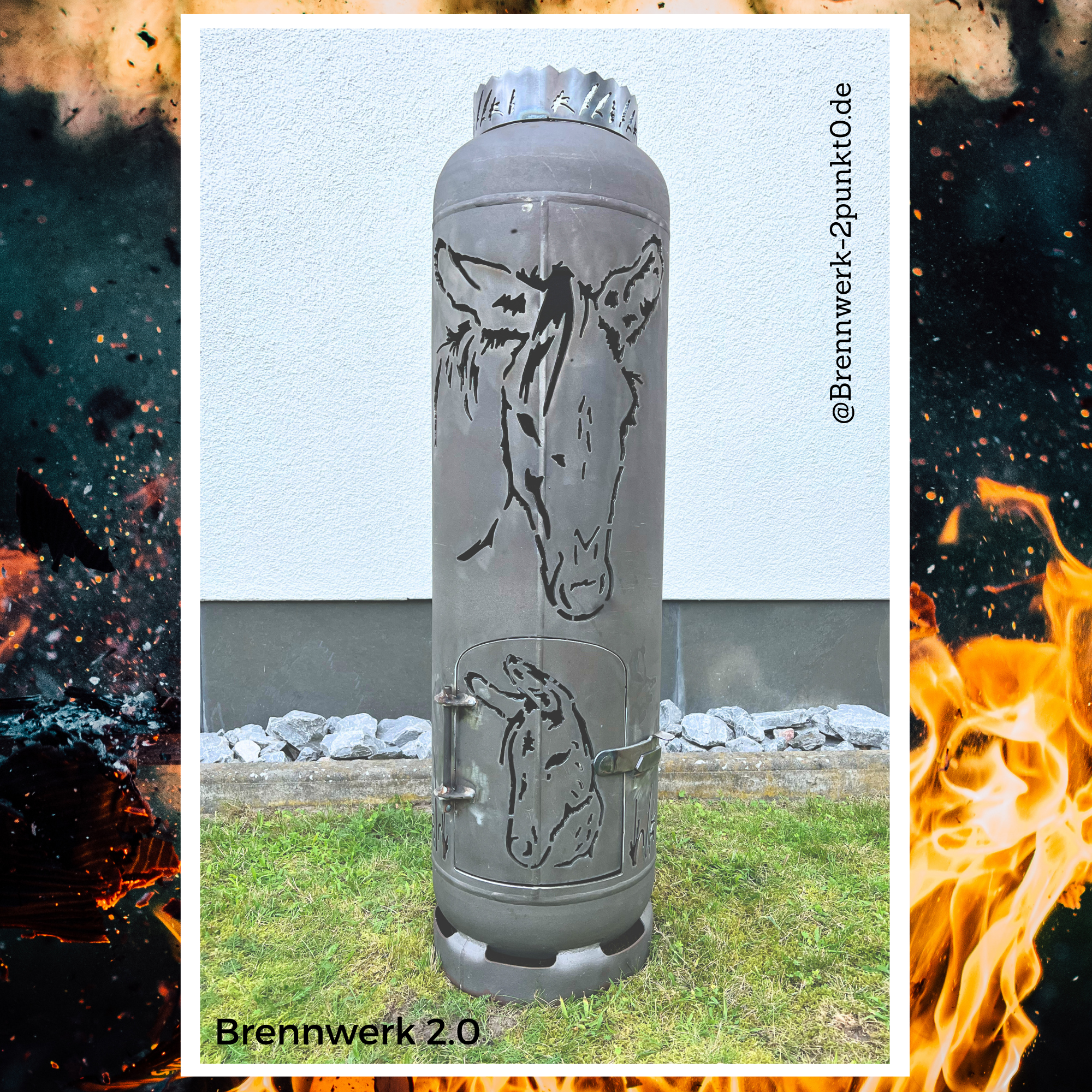 33kg Feuertonne – Esel