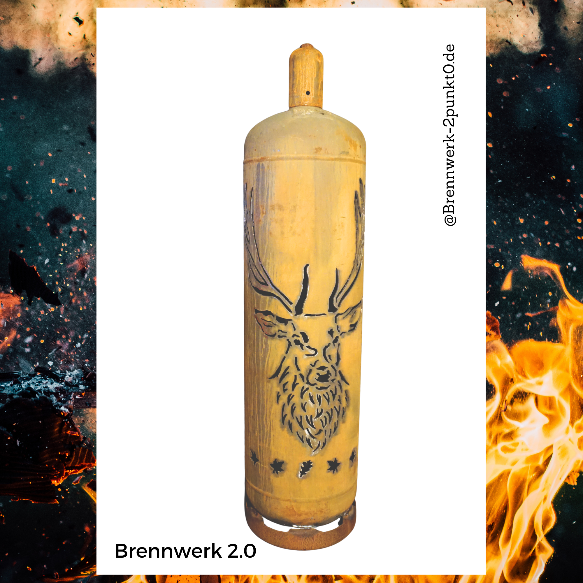 33kg Feuertonne – Platzhirsch