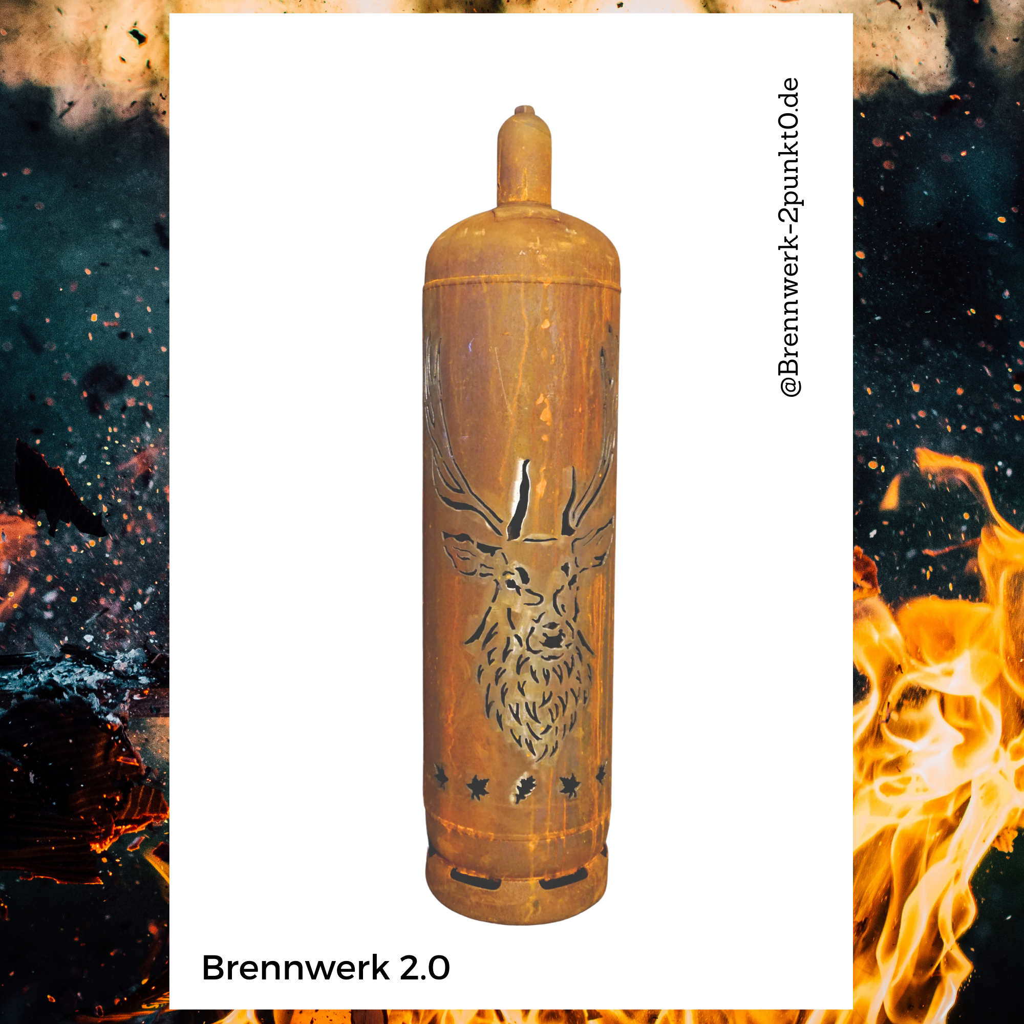 33kg Feuertonne – Platzhirsch