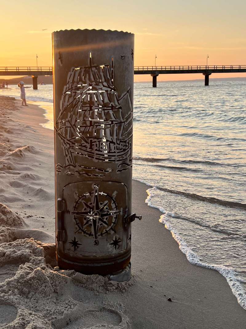 Feuerkorb mit Grillfunktion – kombiniert Feuerstelle und Grill in einem