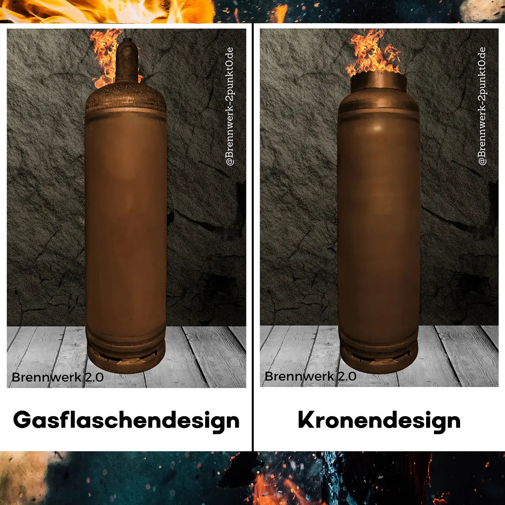 Personalisierte 33kg Feuertonne