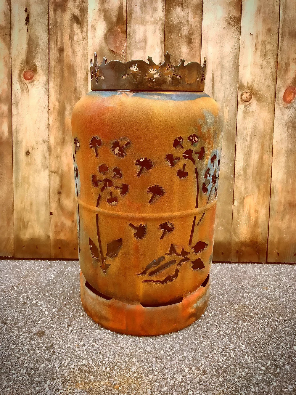 11kg Feuertonne – Pusteblumen umlaufend