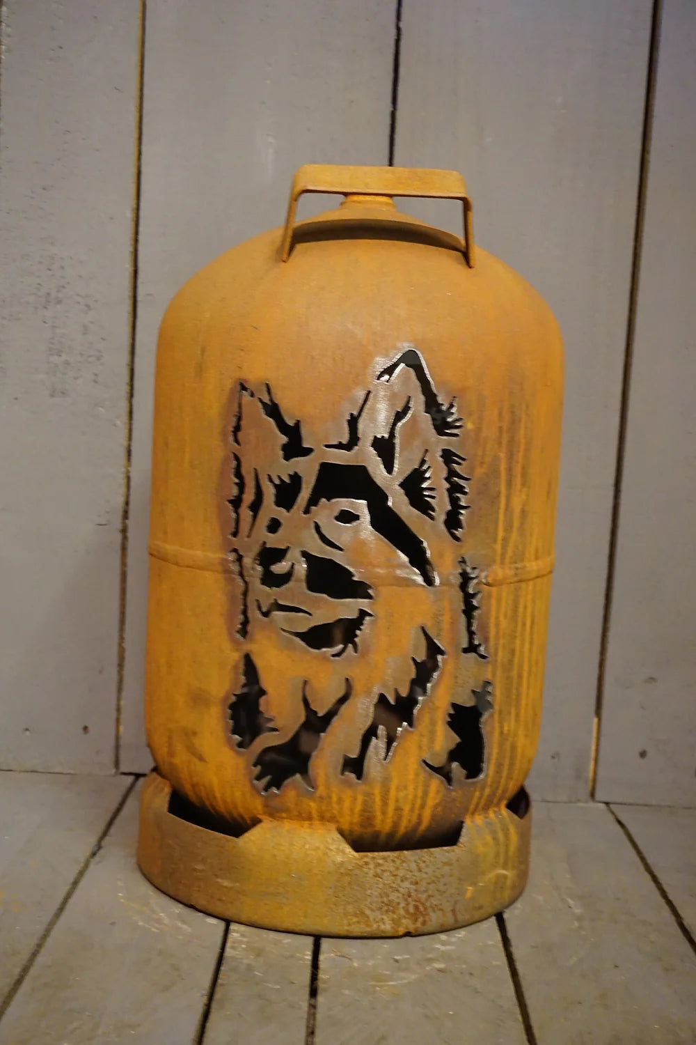 11kg Feuertonne – Schäferhund