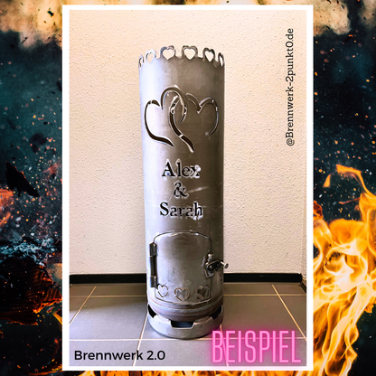 Feuerkorb - Herzen❤️Hochzeit