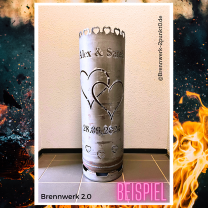 Feuerkorb - Herzen❤️Hochzeit