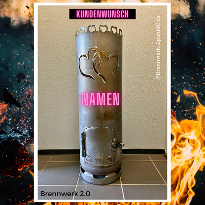 Feuerkorb - Herzen❤️Hochzeit