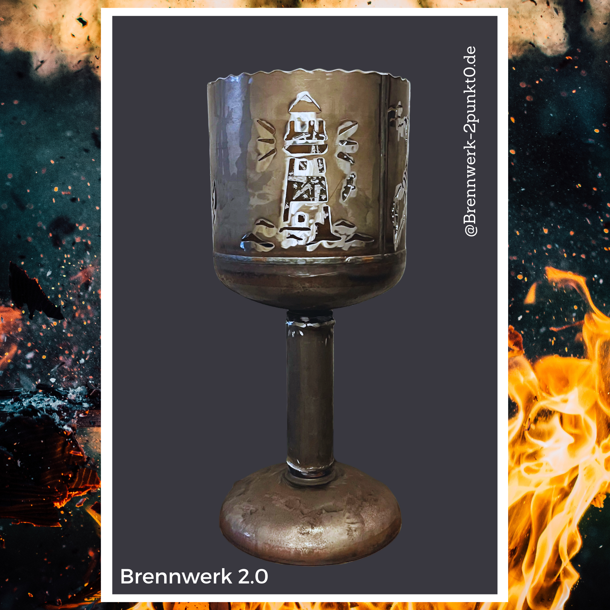 Feuerkorb / Kelch –  Maritim