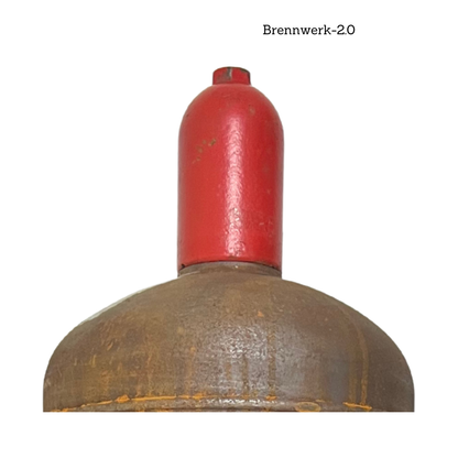 Abnehmbarer Deckel für Feuerkorb - Gasflaschendesign