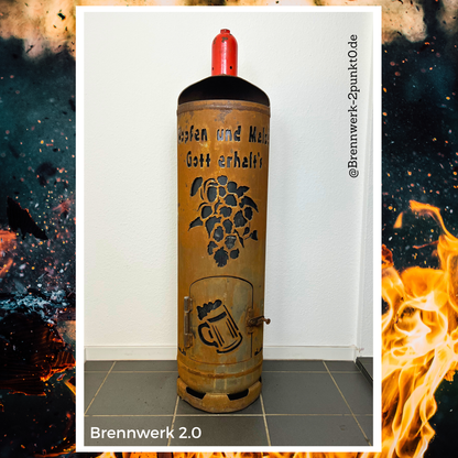 33kg Feuertonne – Biergarten mit Dekolleté