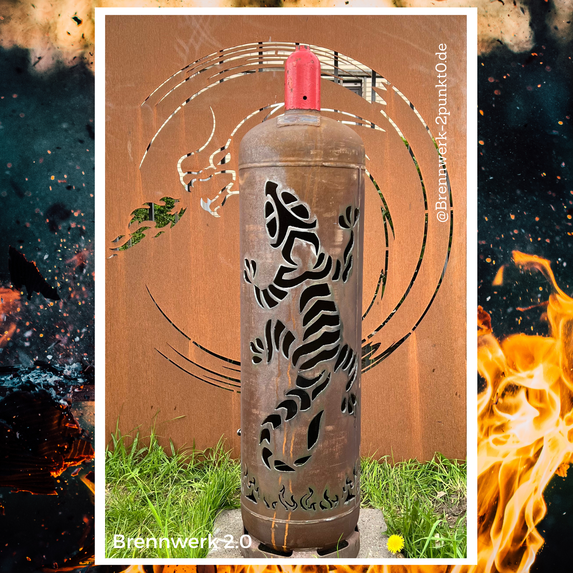 33kg Feuertonne – Salamander