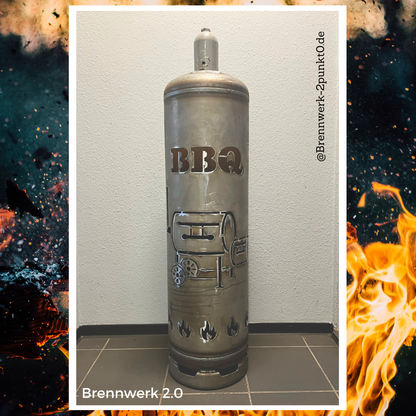 33kg Feuertonne – BBQ mit Smoker