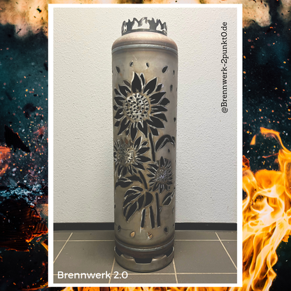 33kg Feuertonne – Sonnenblume 2-fach