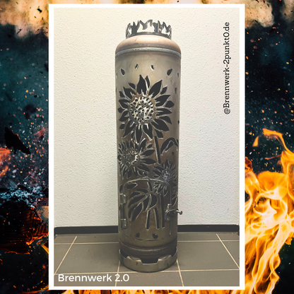 33kg Feuertonne – Sonnenblume 2-fach