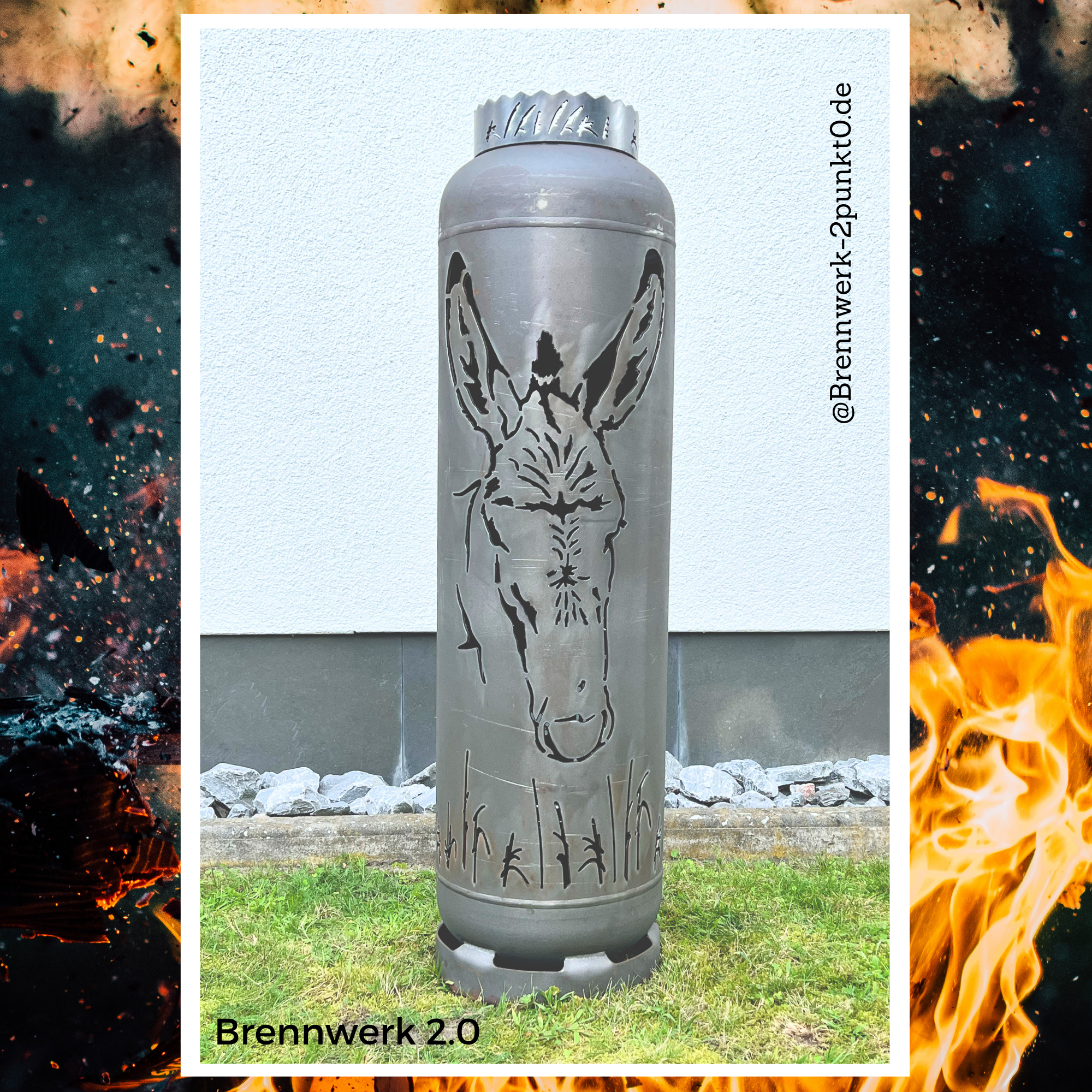 33kg Feuertonne – Esel