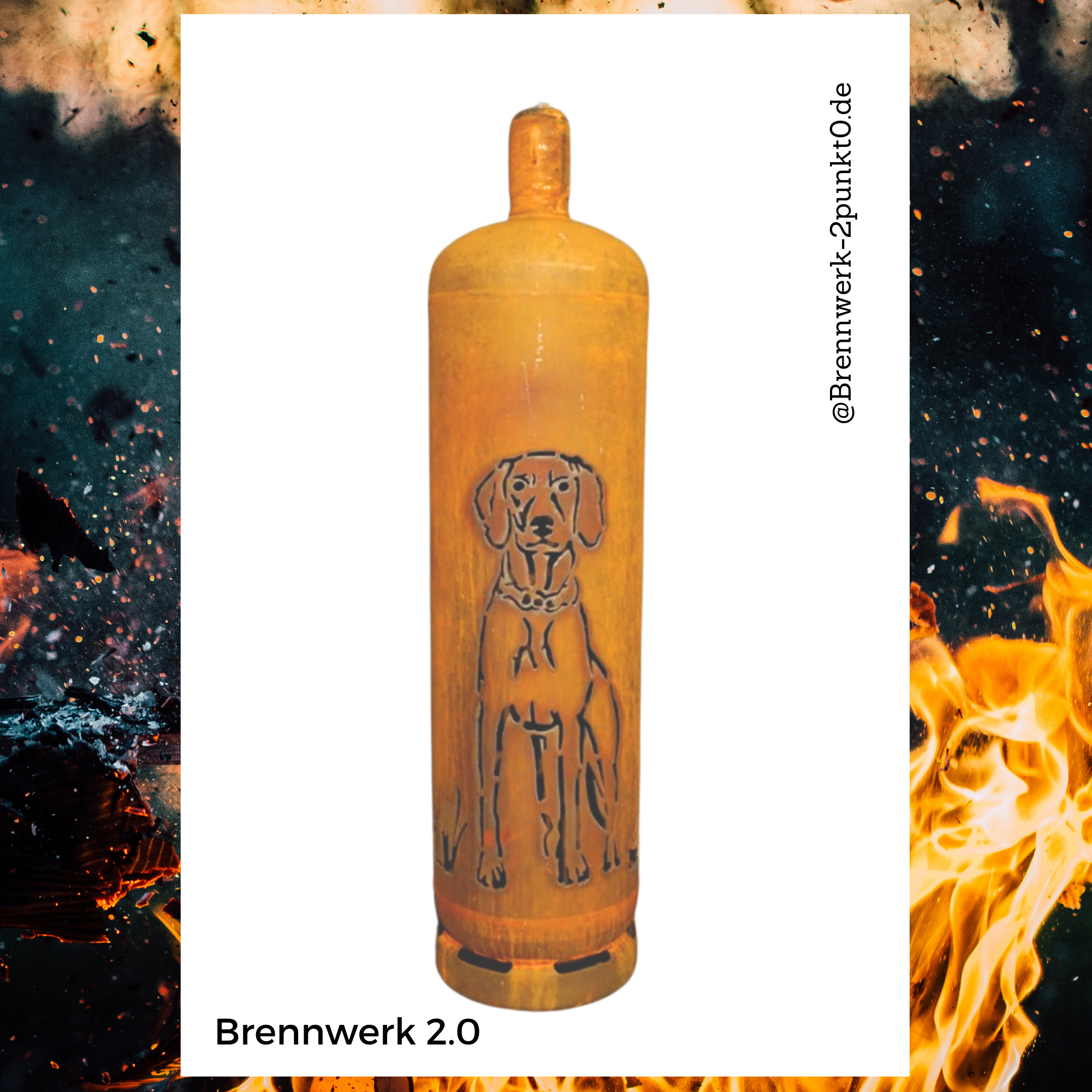 33kg Feuertonne – Magyar Vizsla