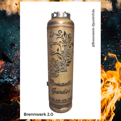 33kg Feuertonne – Rosen / Romantic Garden