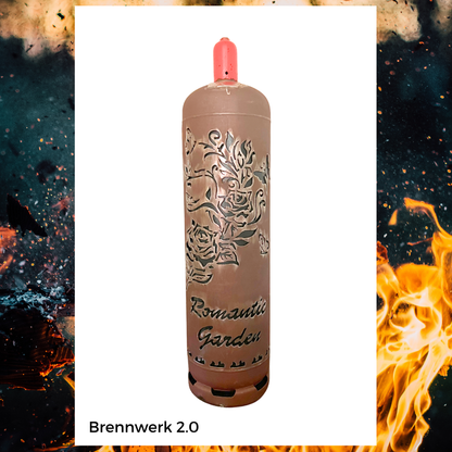 33kg Feuertonne – Rosen / Romantic Garden