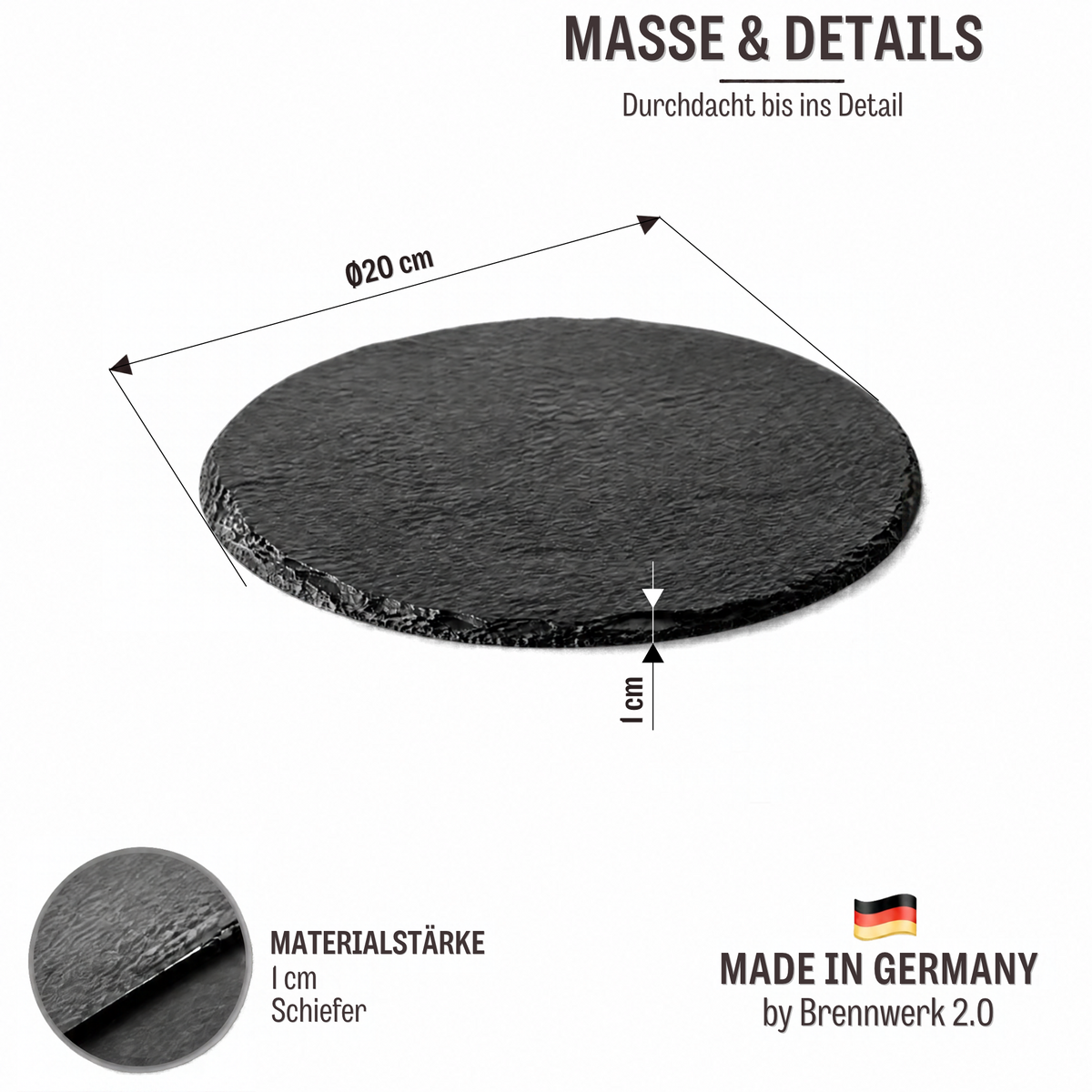 Untersetzer für Fackel-Tischständer